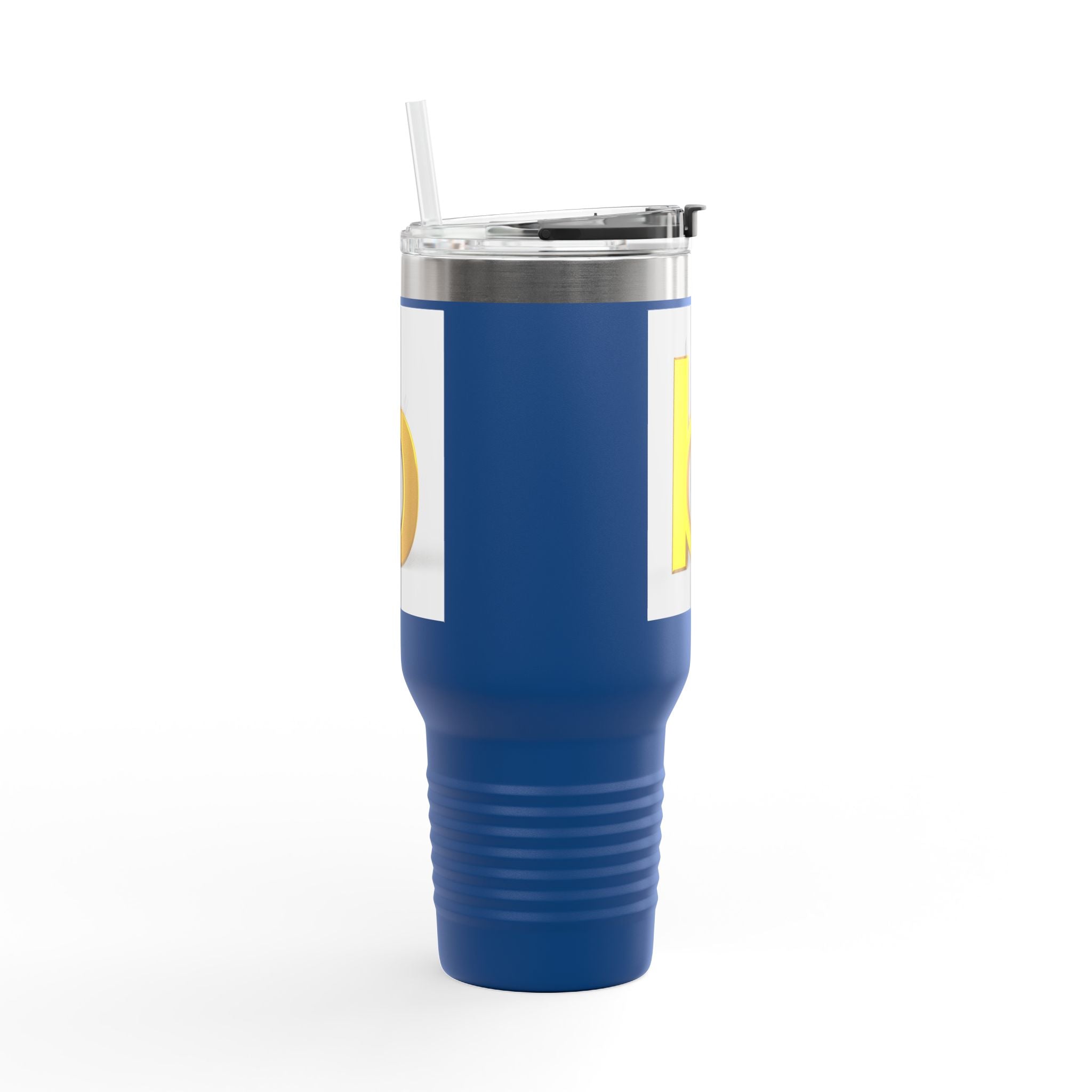 Mug de Voyage Lettre B 3D Dorée | Gobelet Isotherme 40oz avec Poignée