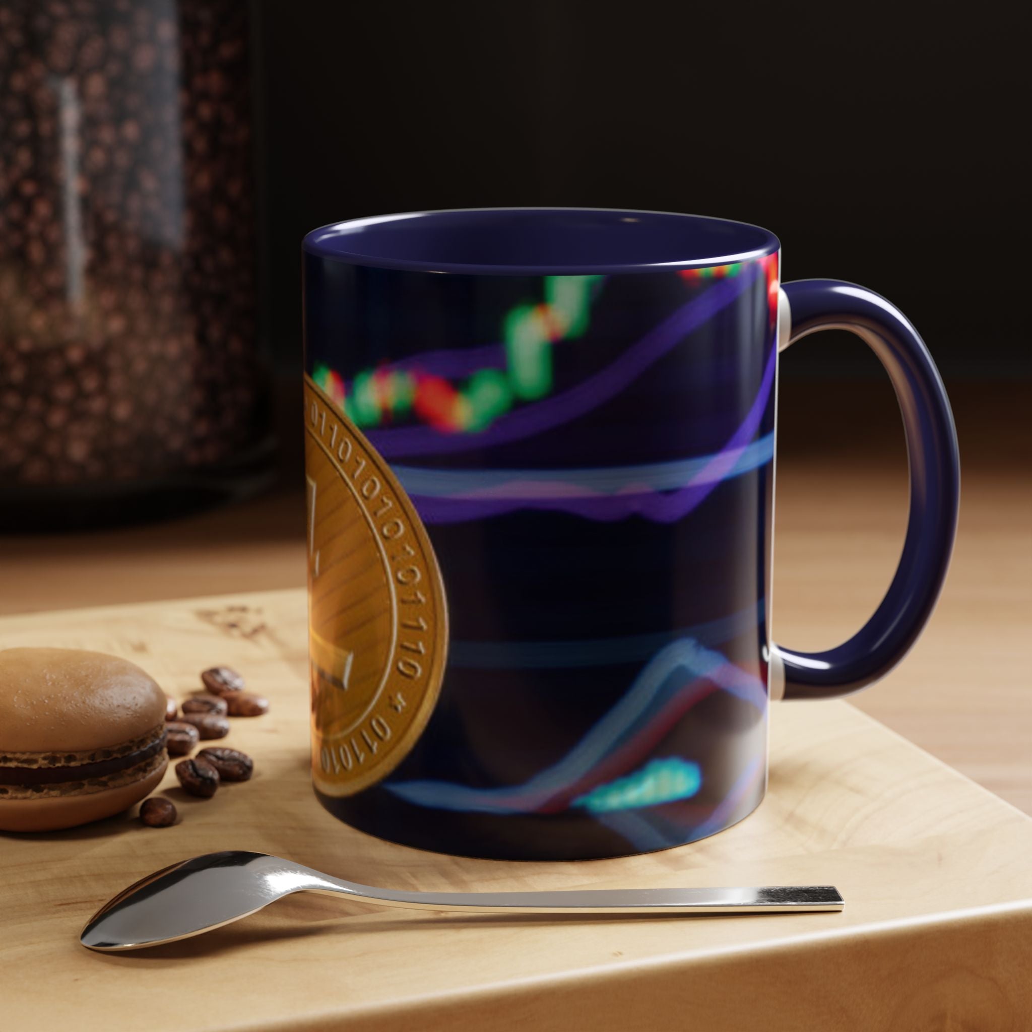 Litecoin Crypto Coin mug | Accent Coffee Mug