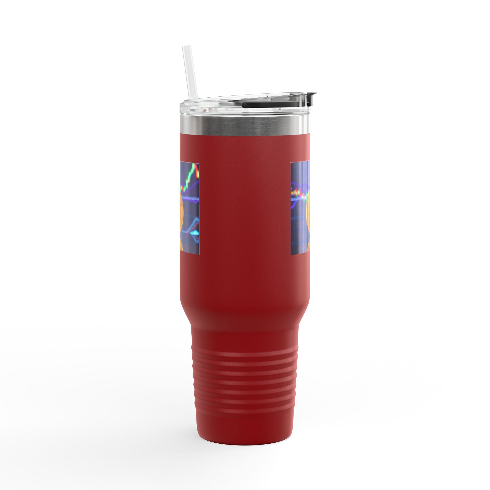 Gobelet de voyage isotherme 40oz | Crypto Monnaie Litecoin avec Graphique de Prix