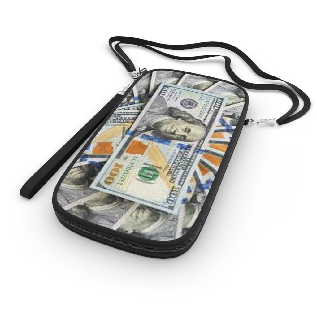 Hundred Dollar Bill Passport Wallet | Money Print Travel Document Holder