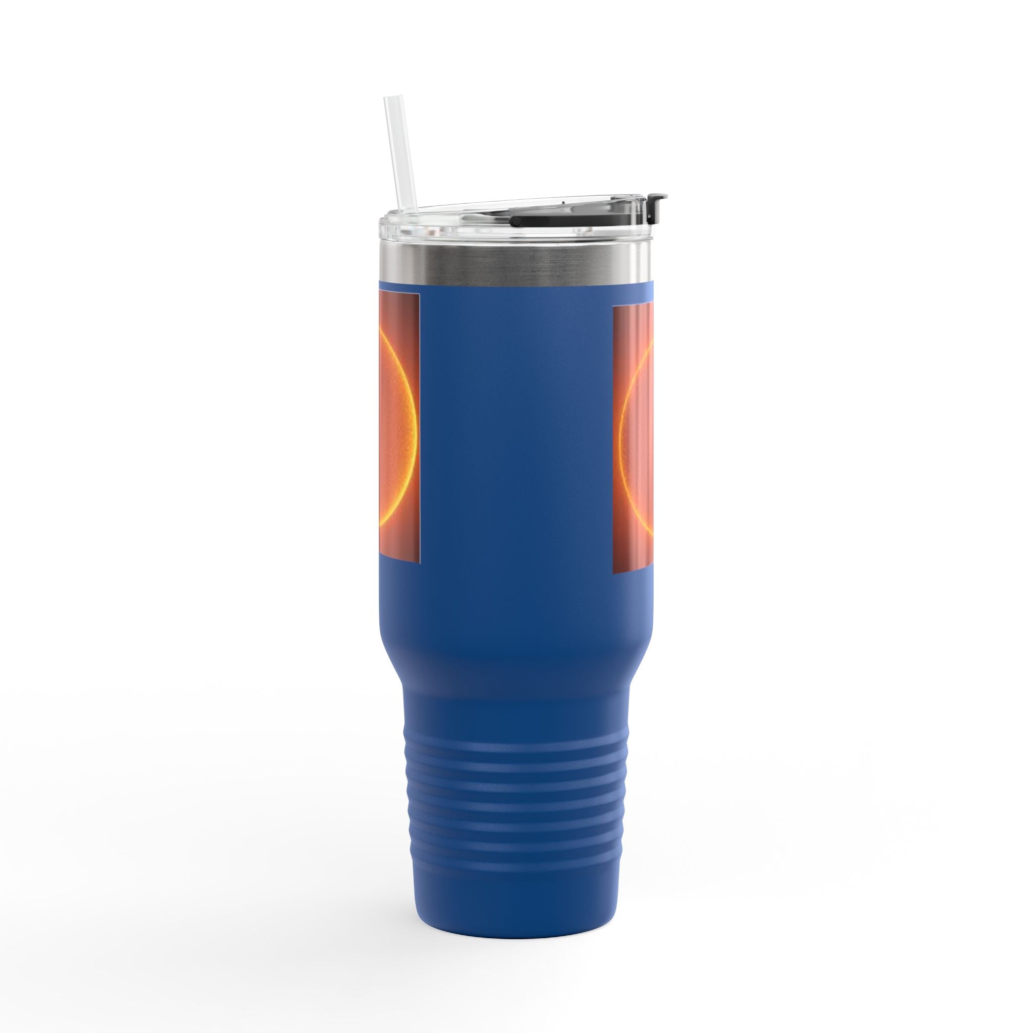 Mug de voyage isolé 40oz Disque solaire lumineux