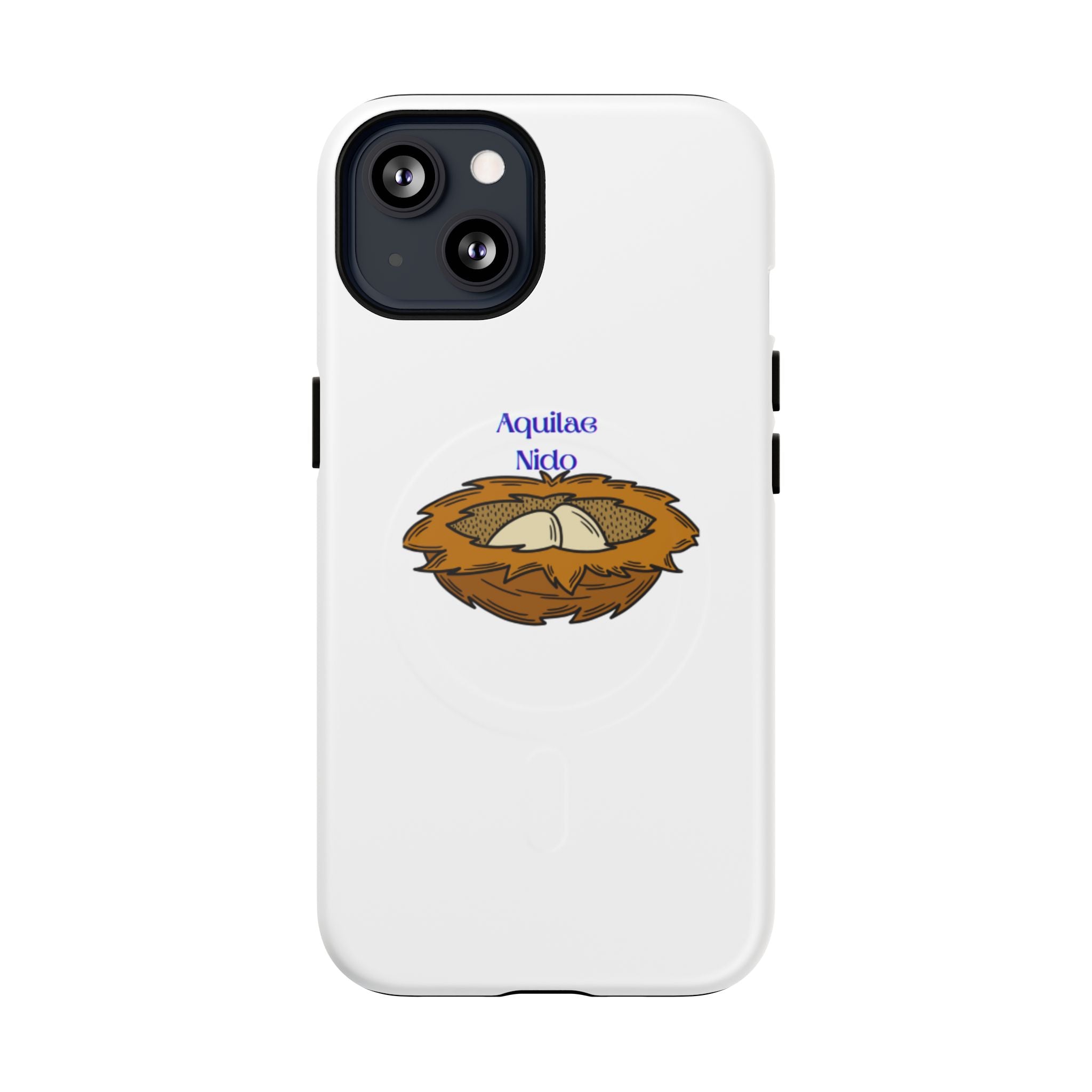 Coque de téléphone illustration nid d'oiseau | Coque magnétique robuste