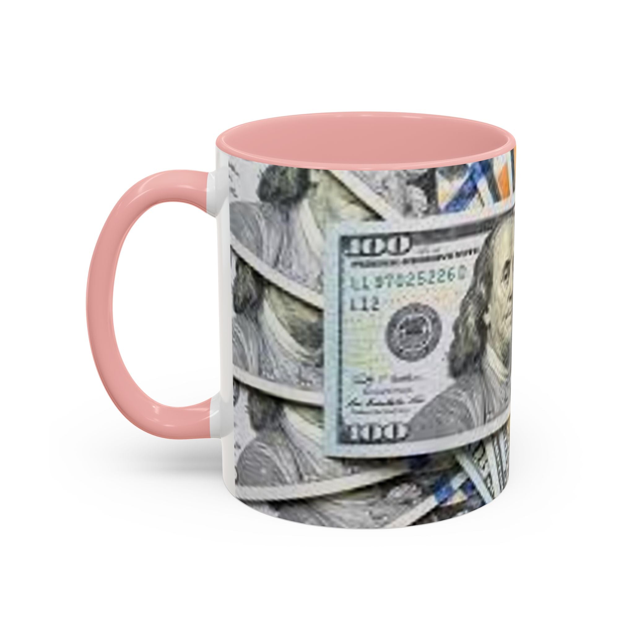 Hundred Dollar Bills Mug | Accent Coffee Mug