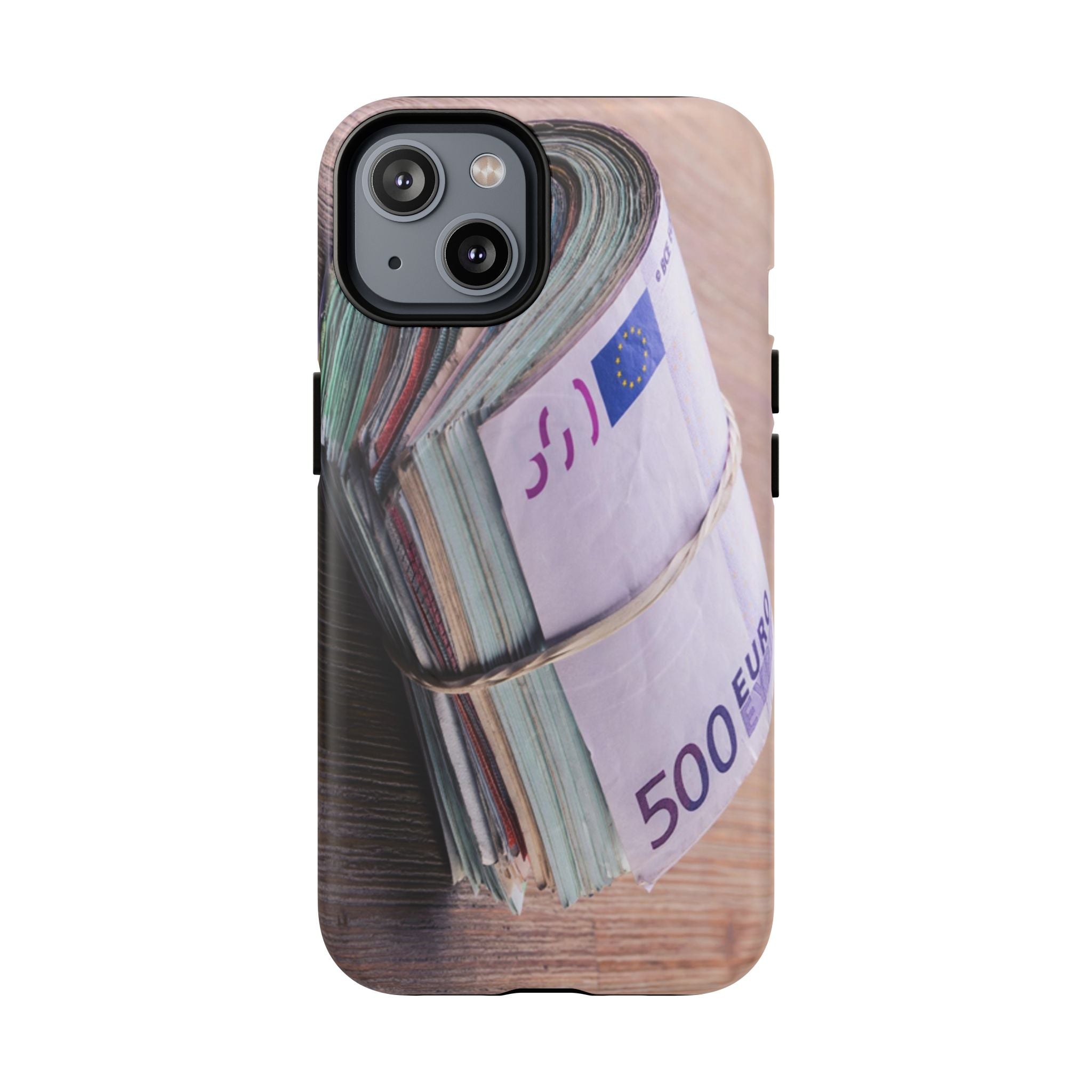 Coque de téléphone liasses de billets en euros | Coque iPhone rouleau de billets, Imprimé argent