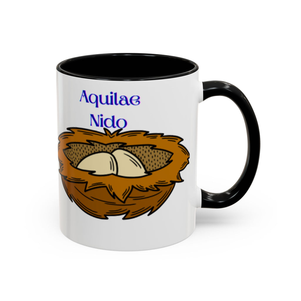 Mug illustré Nid d'Aquilae | Mug à Anse Colorée 11 oz 15 oz