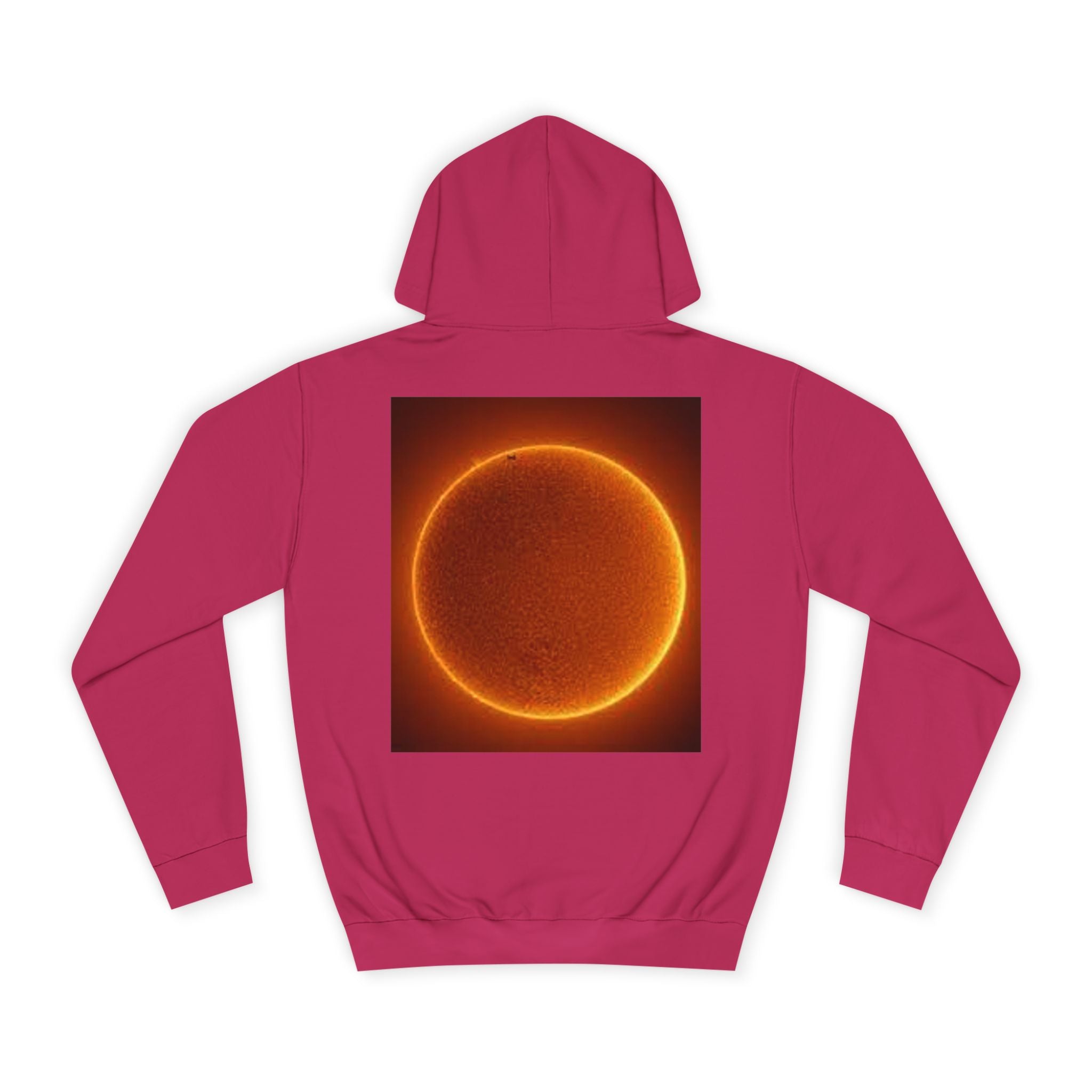 Fiery Solar Ring Hoodie | Sun Eclipse Graphic, Space Astronomy Sweatshirt