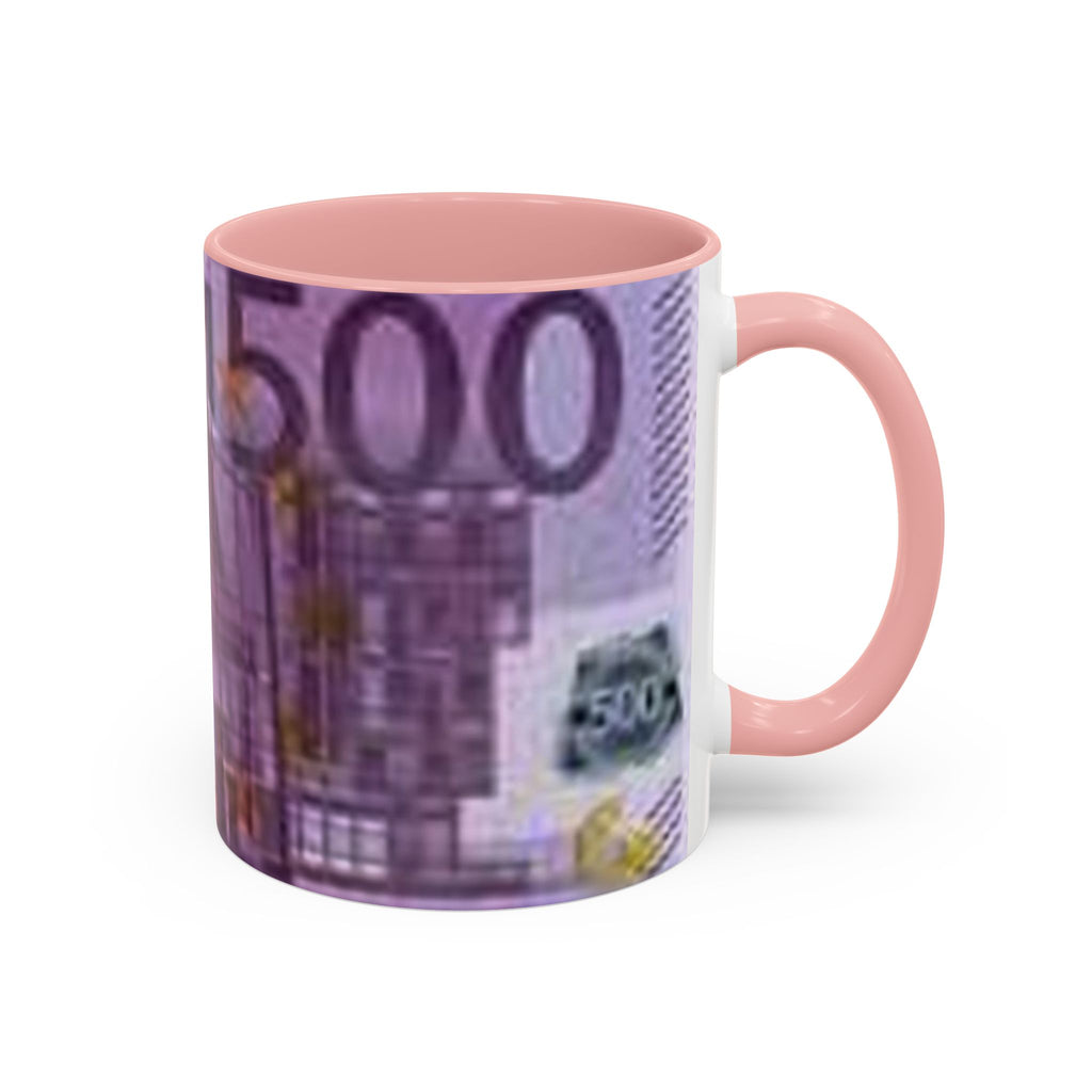 500 Euro Banknote Tasse | Akzent-Kaffeetasse 11oz 15oz