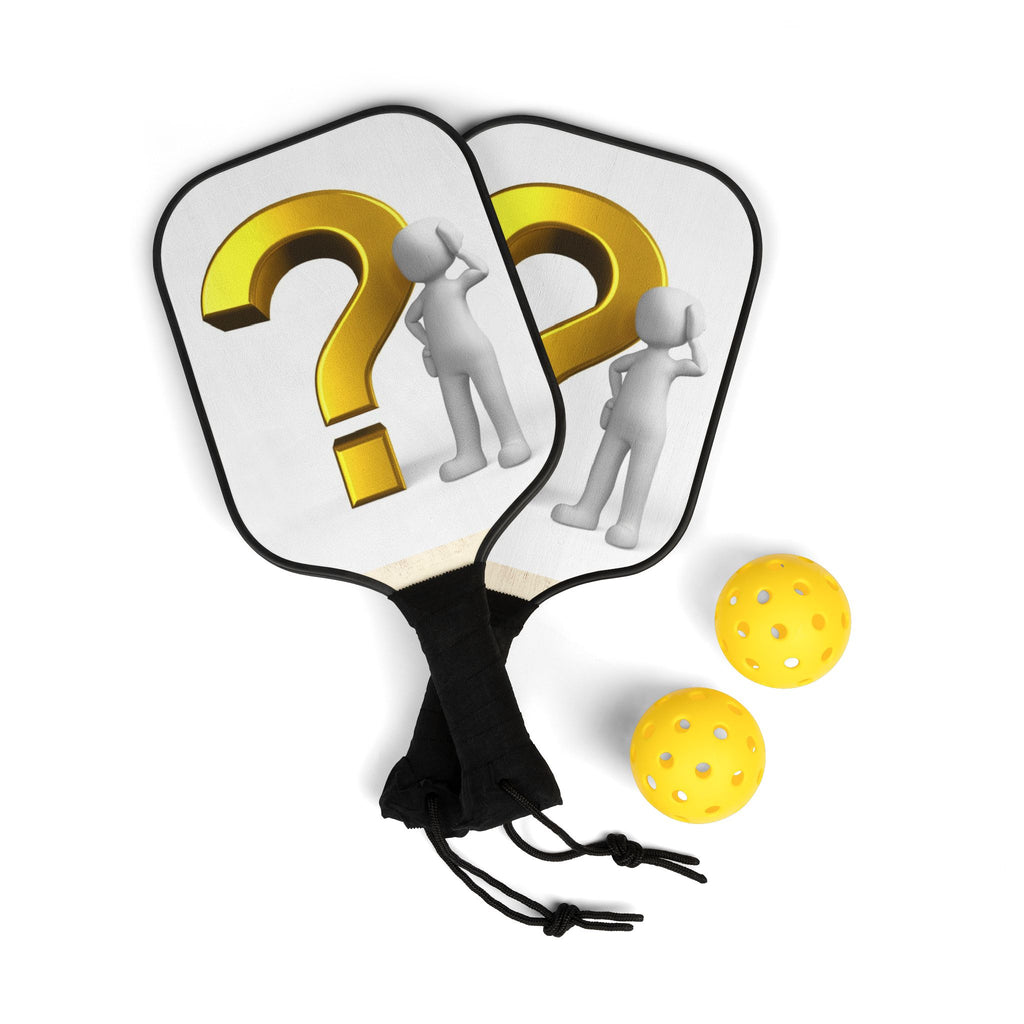 Question Mark Figure Pickleball Paddle Kit | Pickleball Kit, Paddle Set
