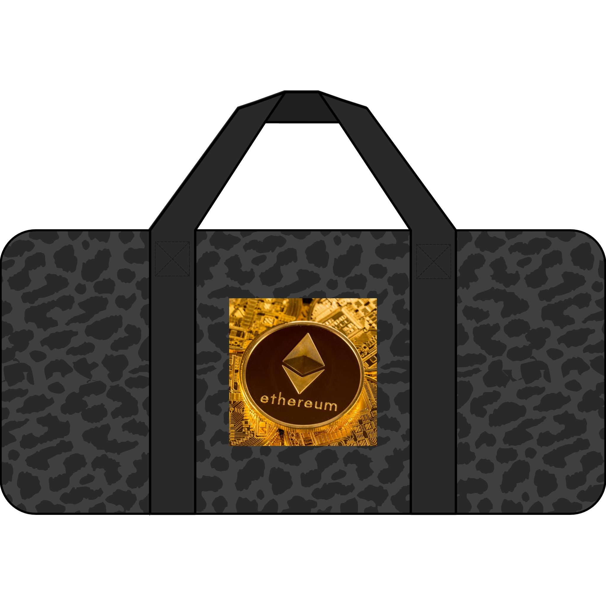 Sac de voyage Tripper avec motif Ethereum Coin | Sac de voyage avec logo crypto