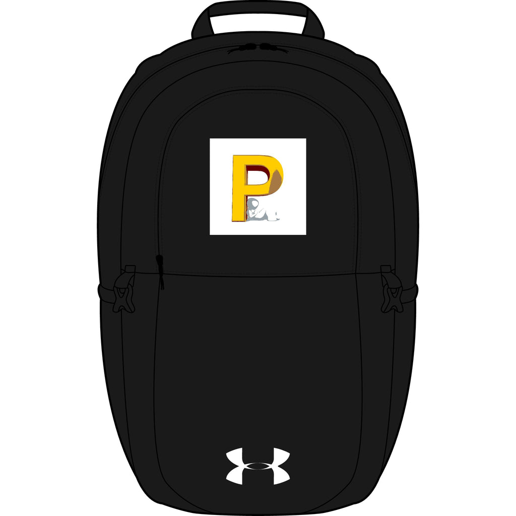 Yellow P Letter Patch Backpack | Embroidered Backpack