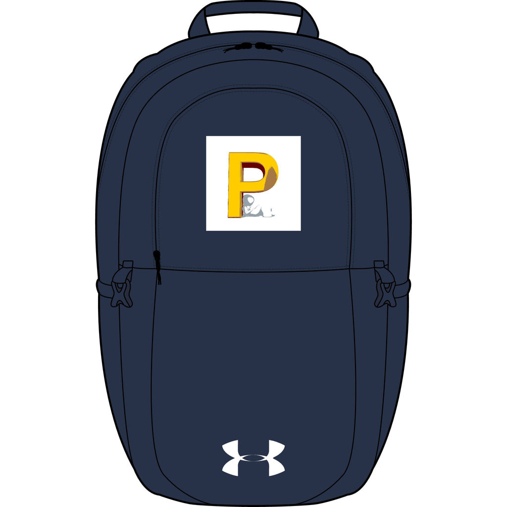 Yellow P Letter Patch Backpack | Embroidered Backpack