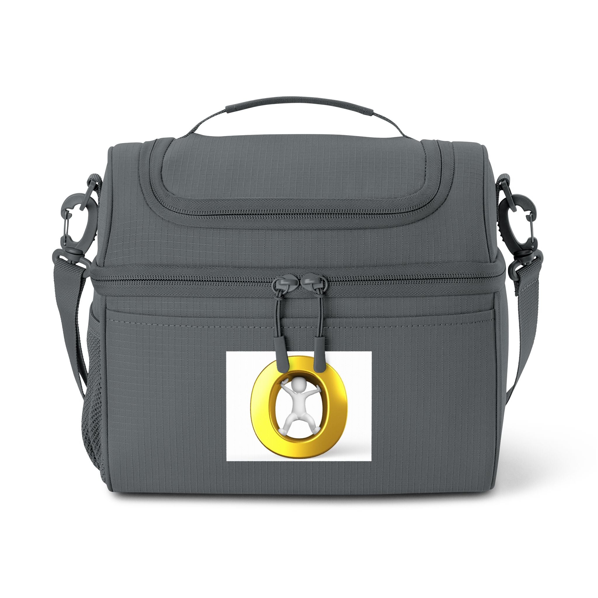 Yellow Leter O Cooler Bag | Insulated Lunch Tote