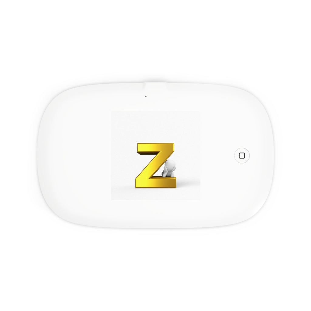 Gold 3D Letter Z Wireless Charging Pad