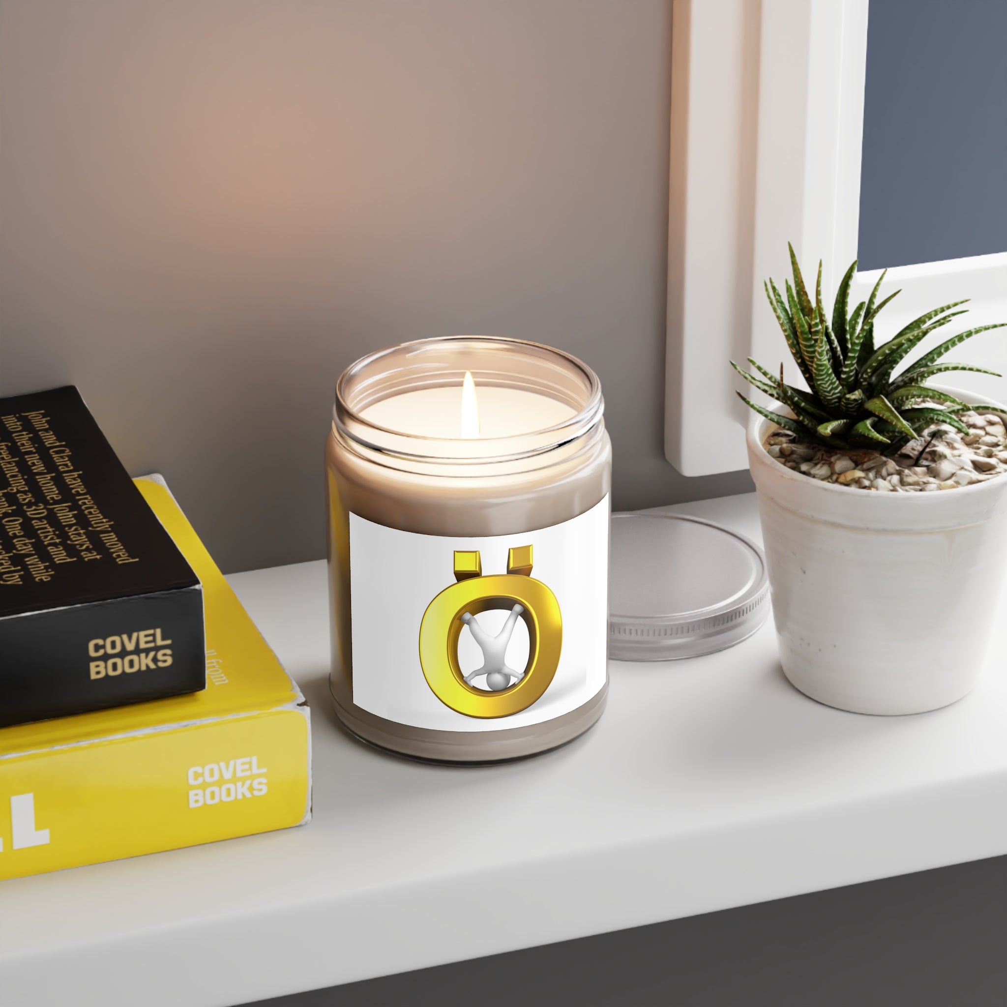 Gold Letter Ö Candle | Candle