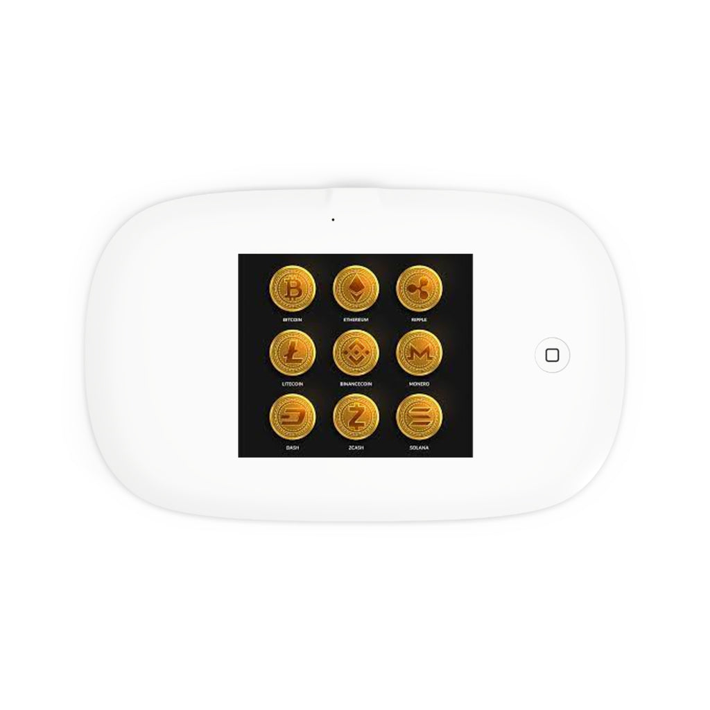 Cryptocurrency Coins Design UV Phone Sanitizer and Wireless Charging Pad