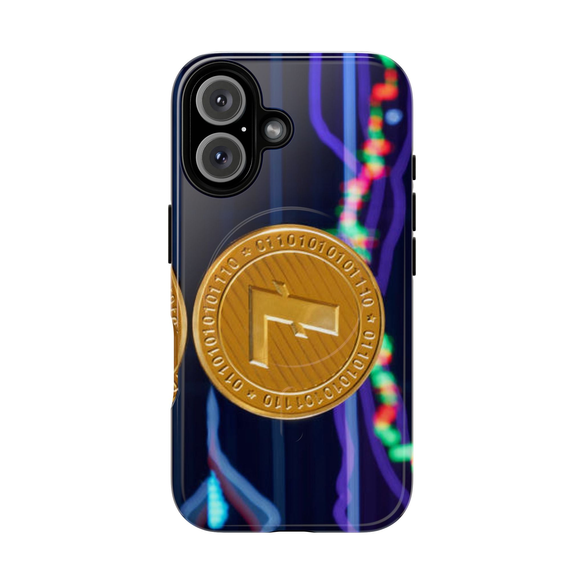 Coque de téléphone Litecoin Crypto Coin | Coque magnétique résistante, design Blockchain
