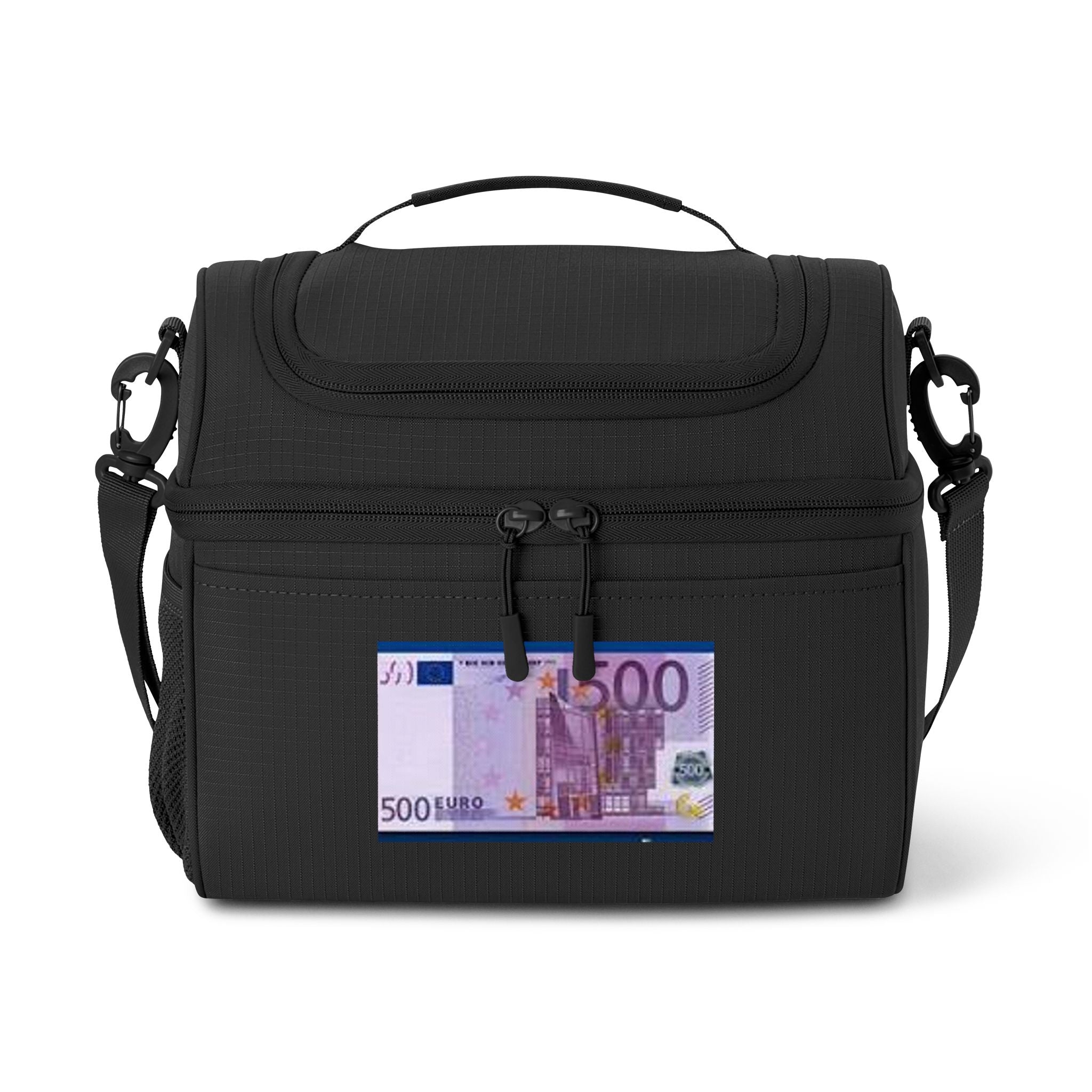 500 Euro Bill Cooler Bag | Insulated Lunch Tote, Money Print