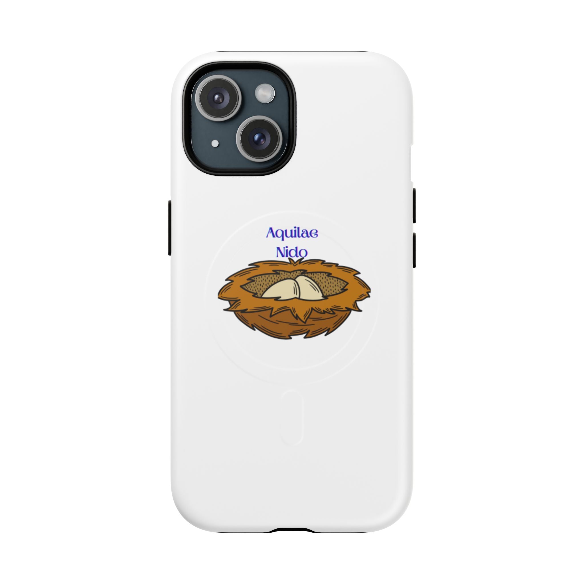 Coque de téléphone illustration nid d'oiseau | Coque magnétique robuste