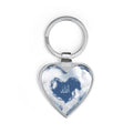 Allah Cloud Heart Keychain | Heart Keychain, Islamic Symbol, Sky Design