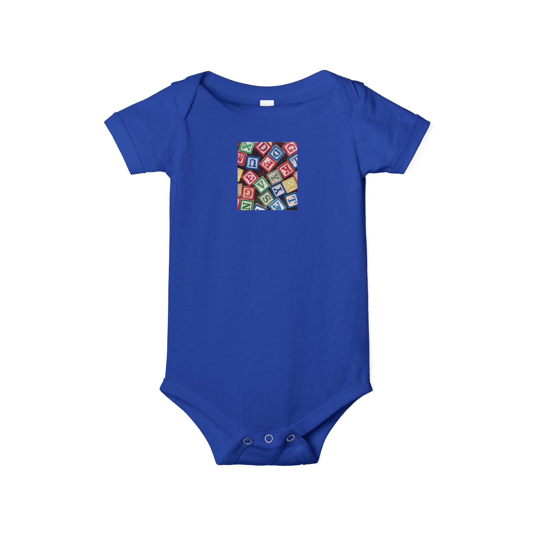 Grenouillère bébé Blocs Alphabet Colorés | Body pour bébé