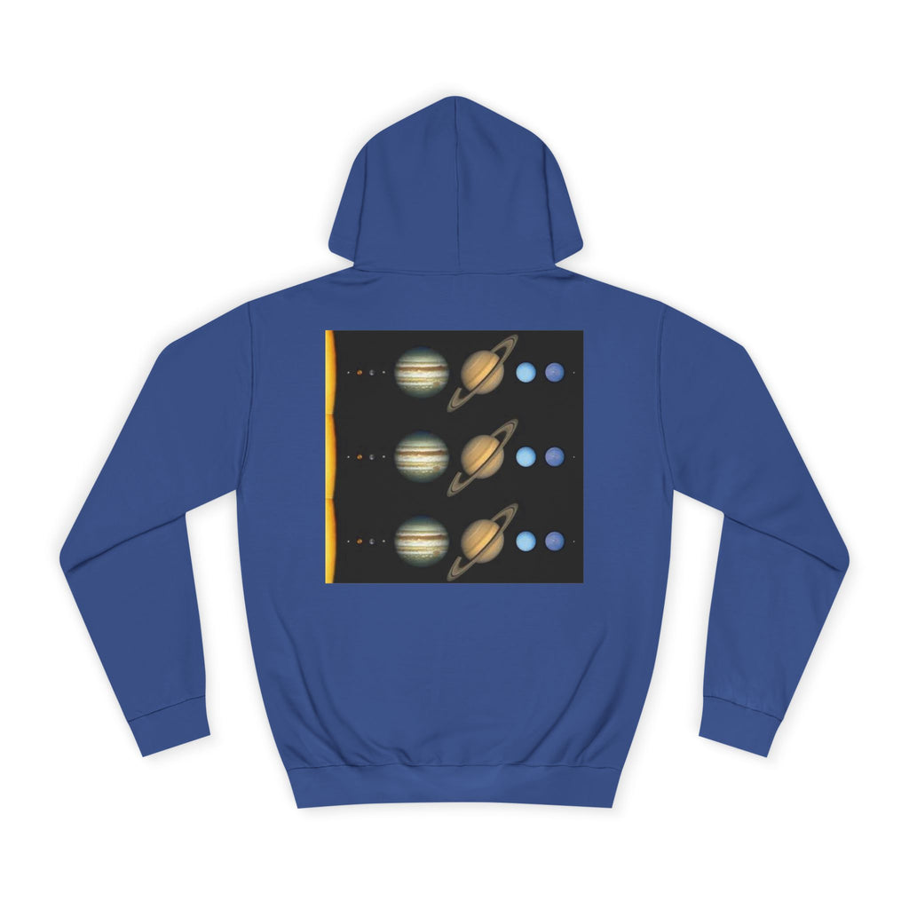 Solar System Planets Hoodie | Saturn Jupiter Earth Mars Nebula Design