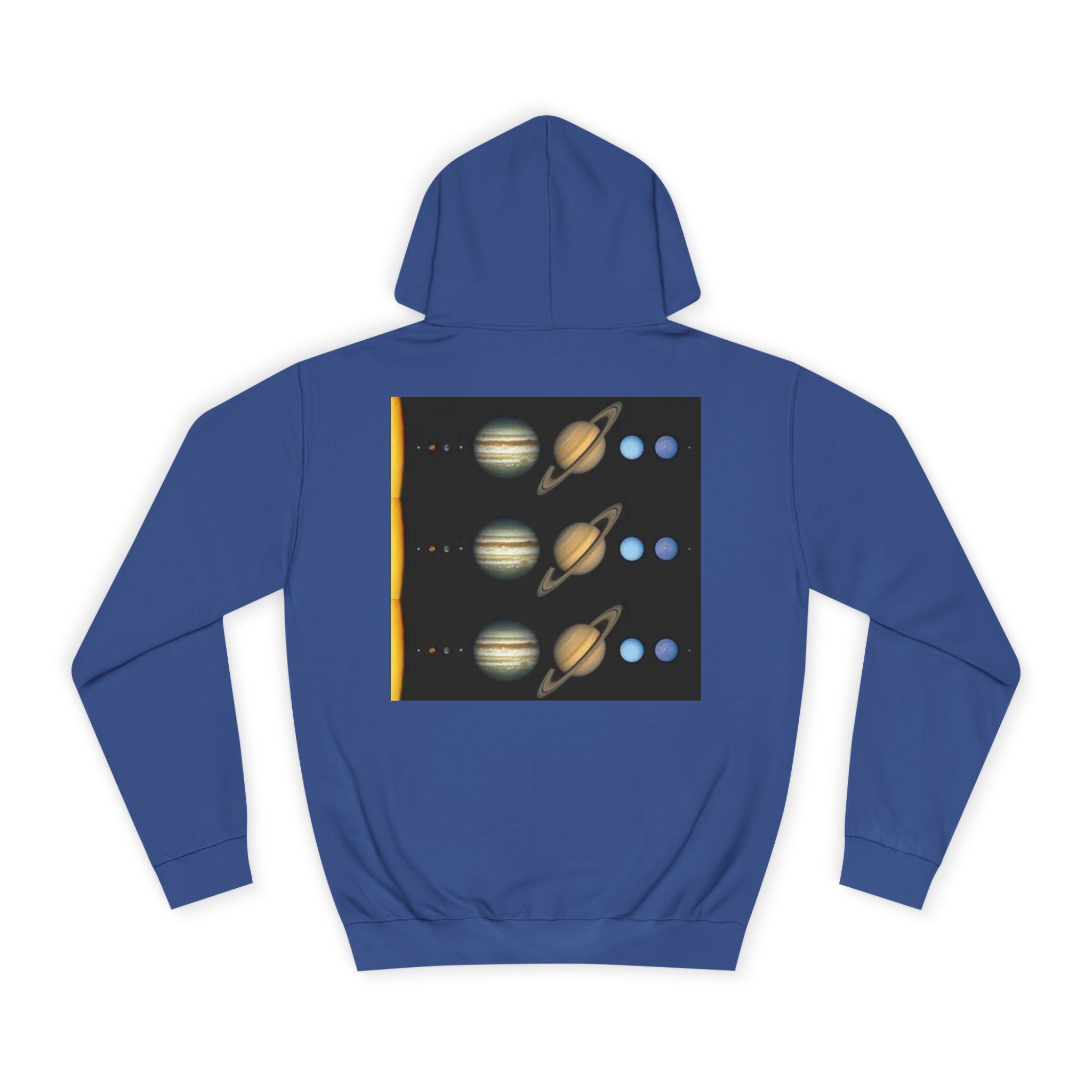 Solar System Planets Hoodie | Saturn Jupiter Earth Mars Nebula Design