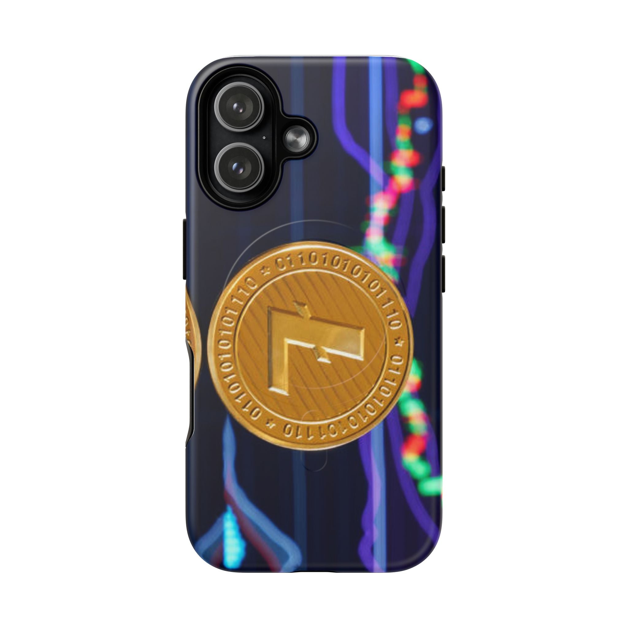 Coque de téléphone Litecoin Crypto Coin | Coque magnétique résistante, design Blockchain