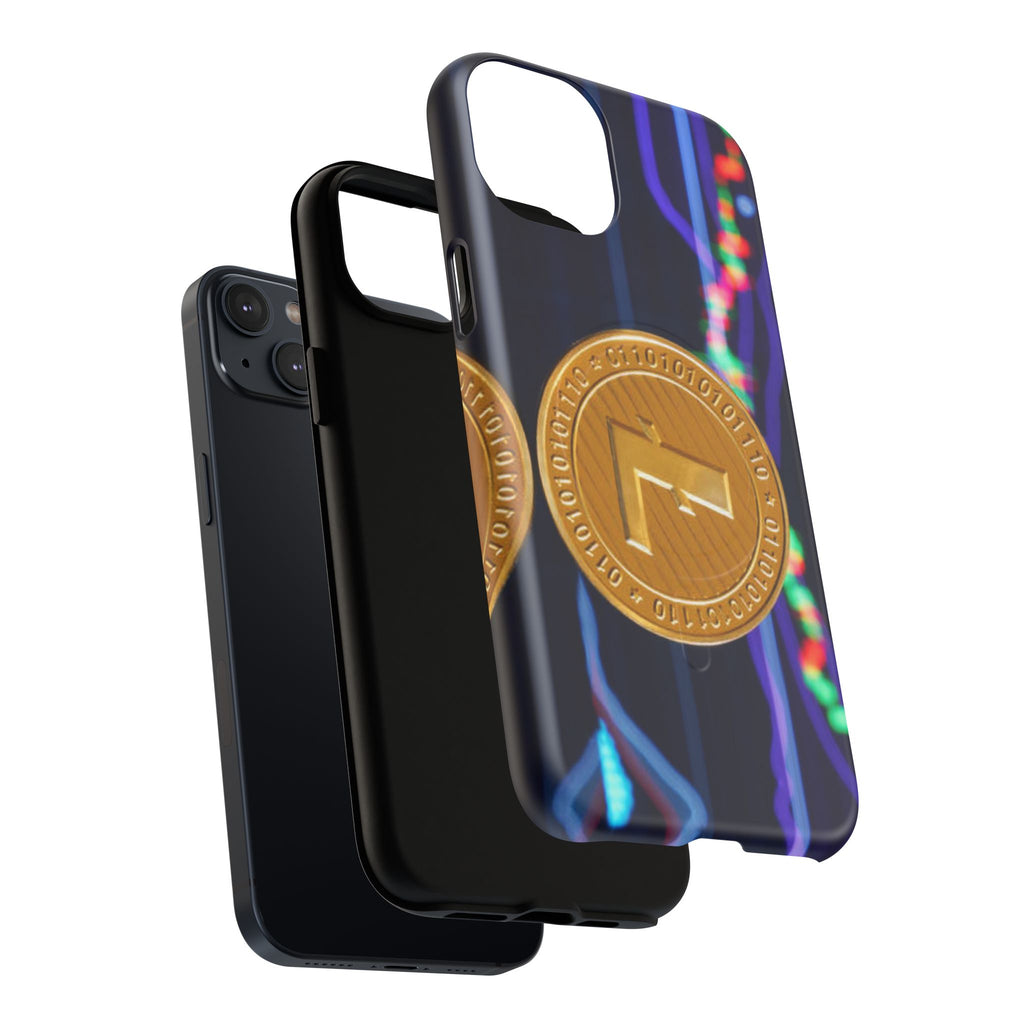 Litecoin Crypto Coin Phone Case | Tough Magnetic Case, Blockchain Design