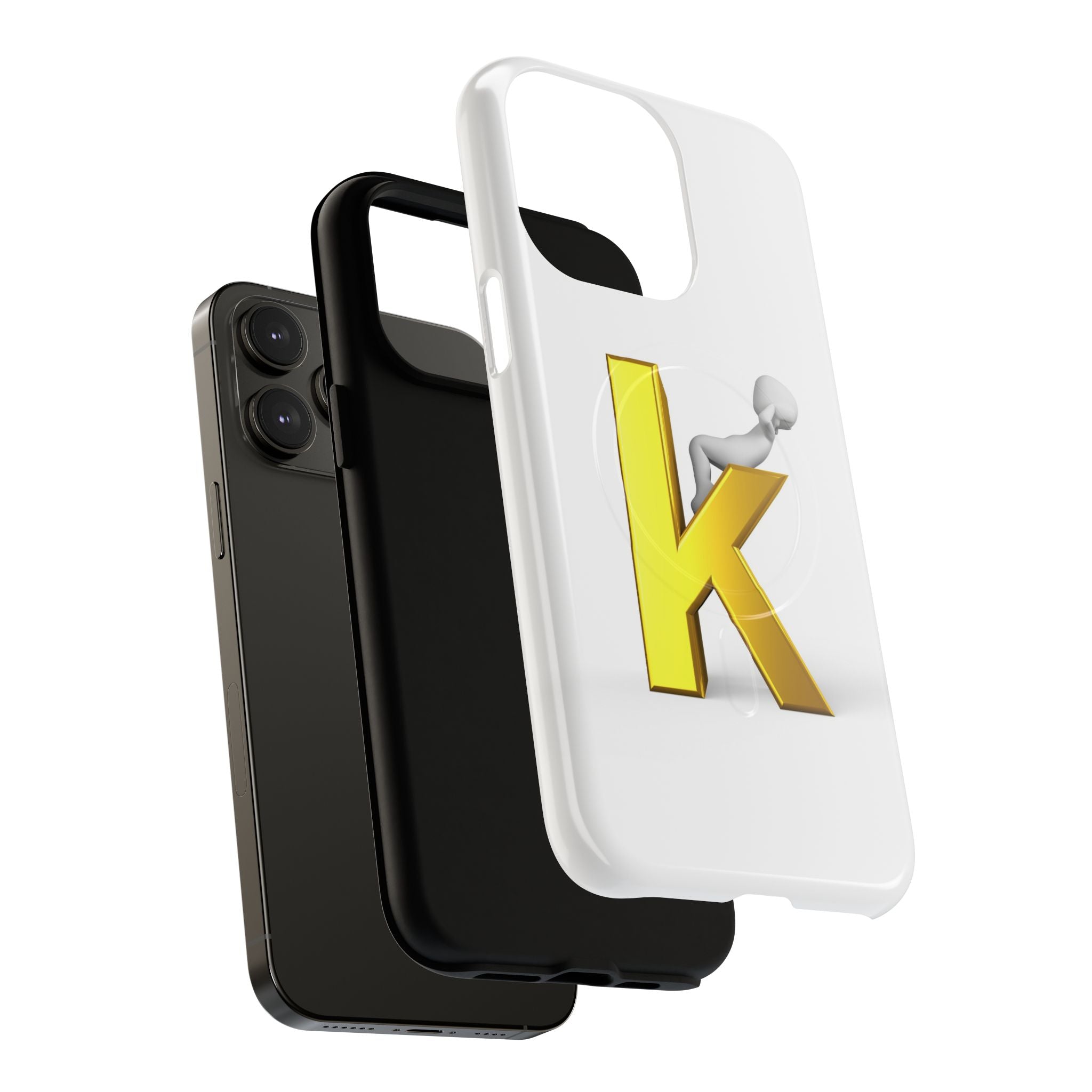 Letter K Logo Phone Case | Tough Magnetic Case, Initial Monogram