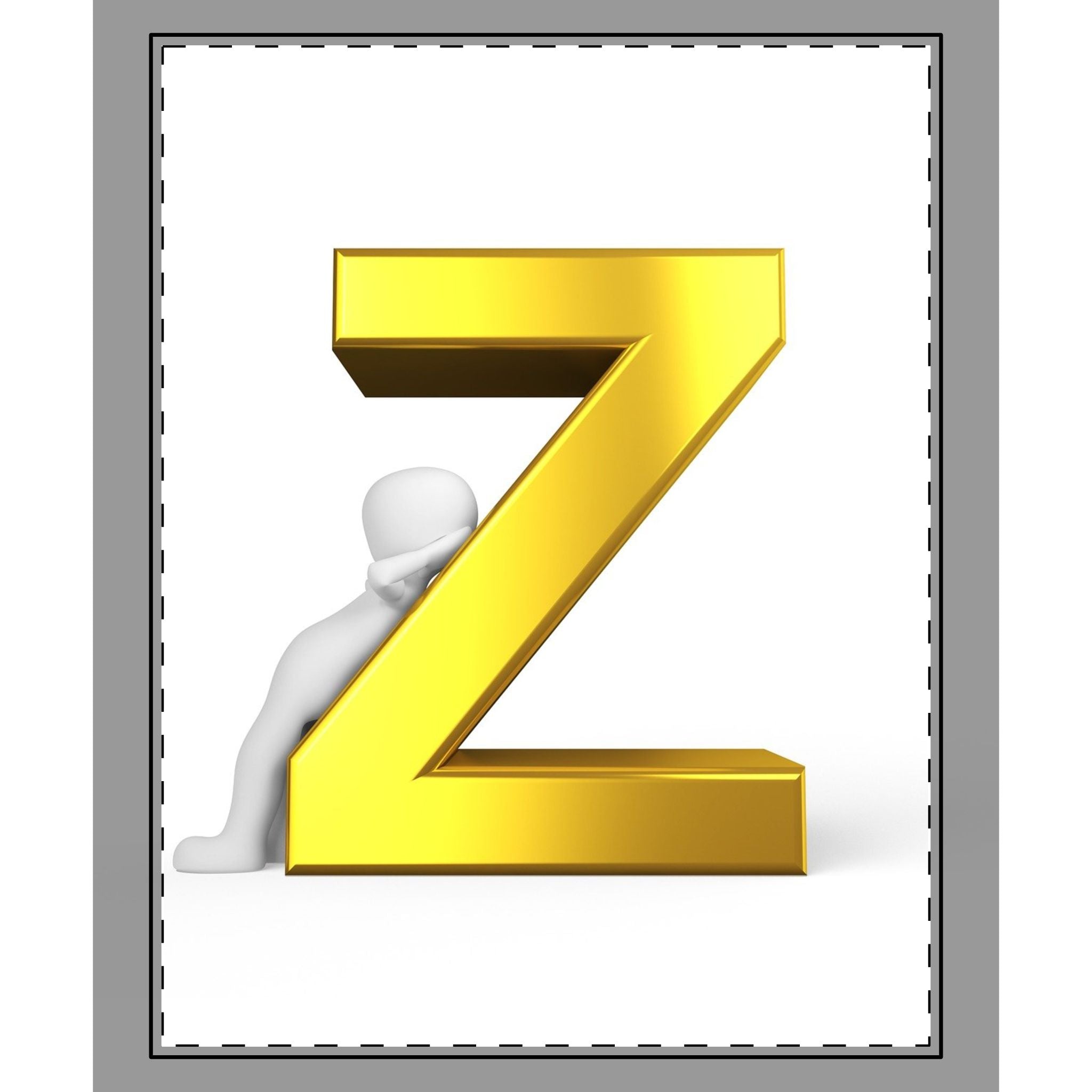 Gold Letter Z monogram Woven-Style Coverlet | Initial Z coverlet