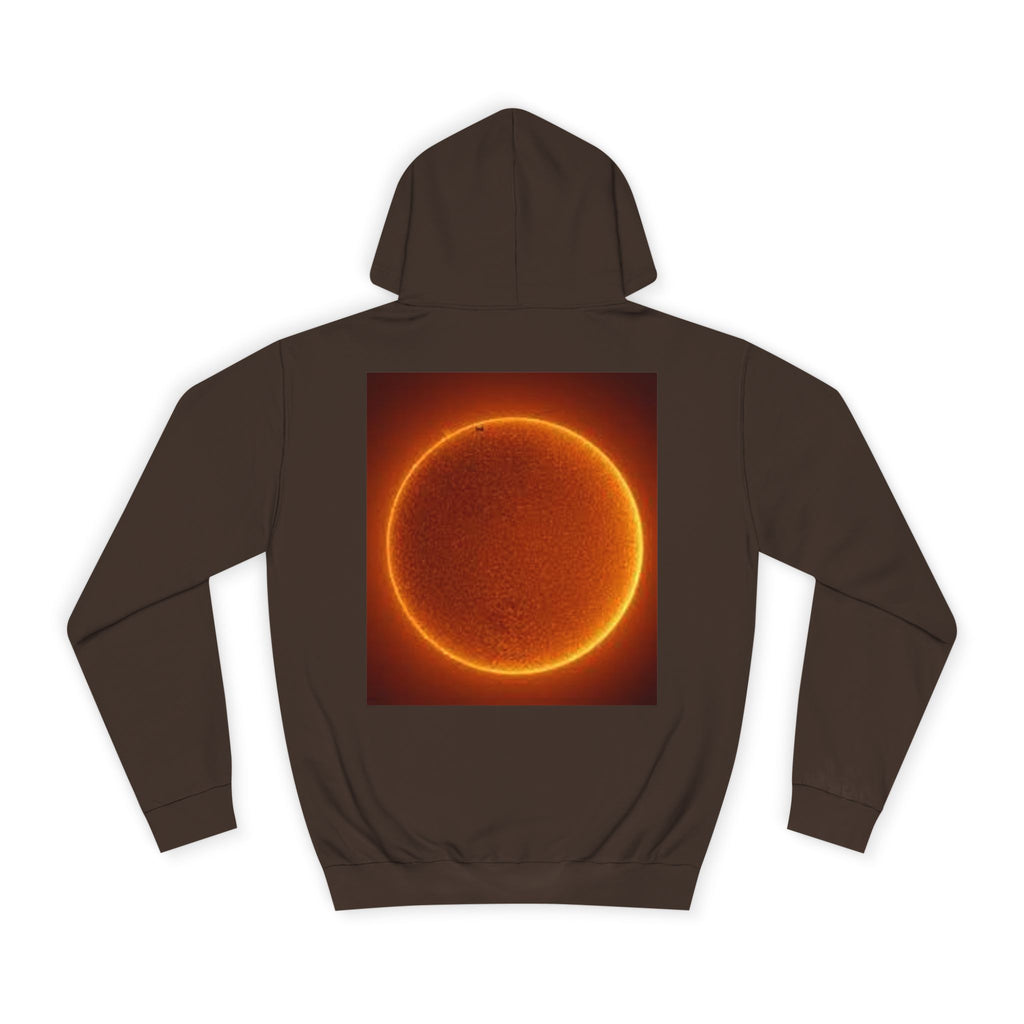 Fiery Solar Ring Hoodie | Sun Eclipse Graphic, Space Astronomy Sweatshirt