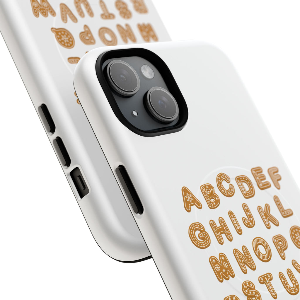 Cookie Alphabet Phone Case | Tough Magnetic Case, Cute Lettering