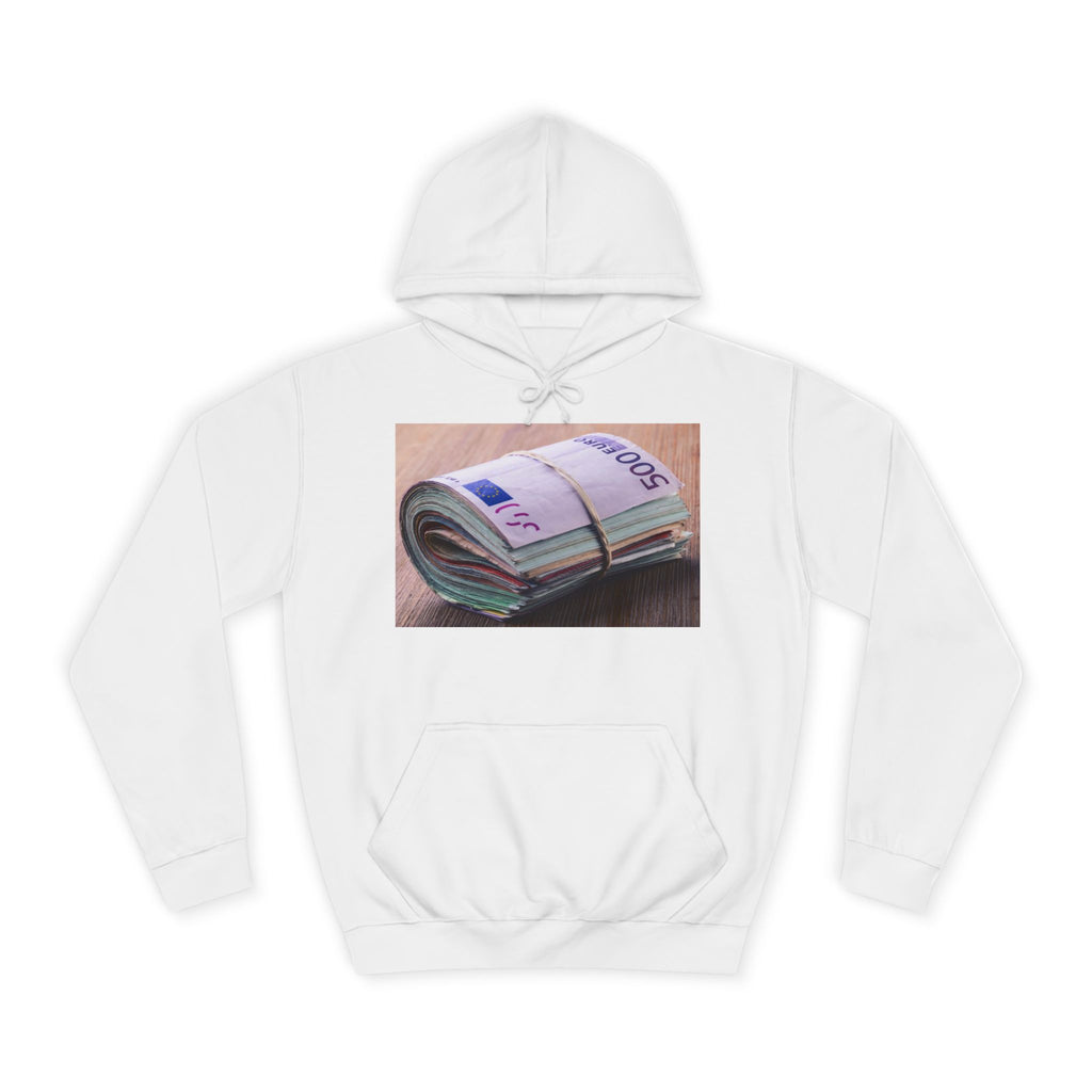 Rolled Currency Stack Hoodie | Money Print, Cash Bundle