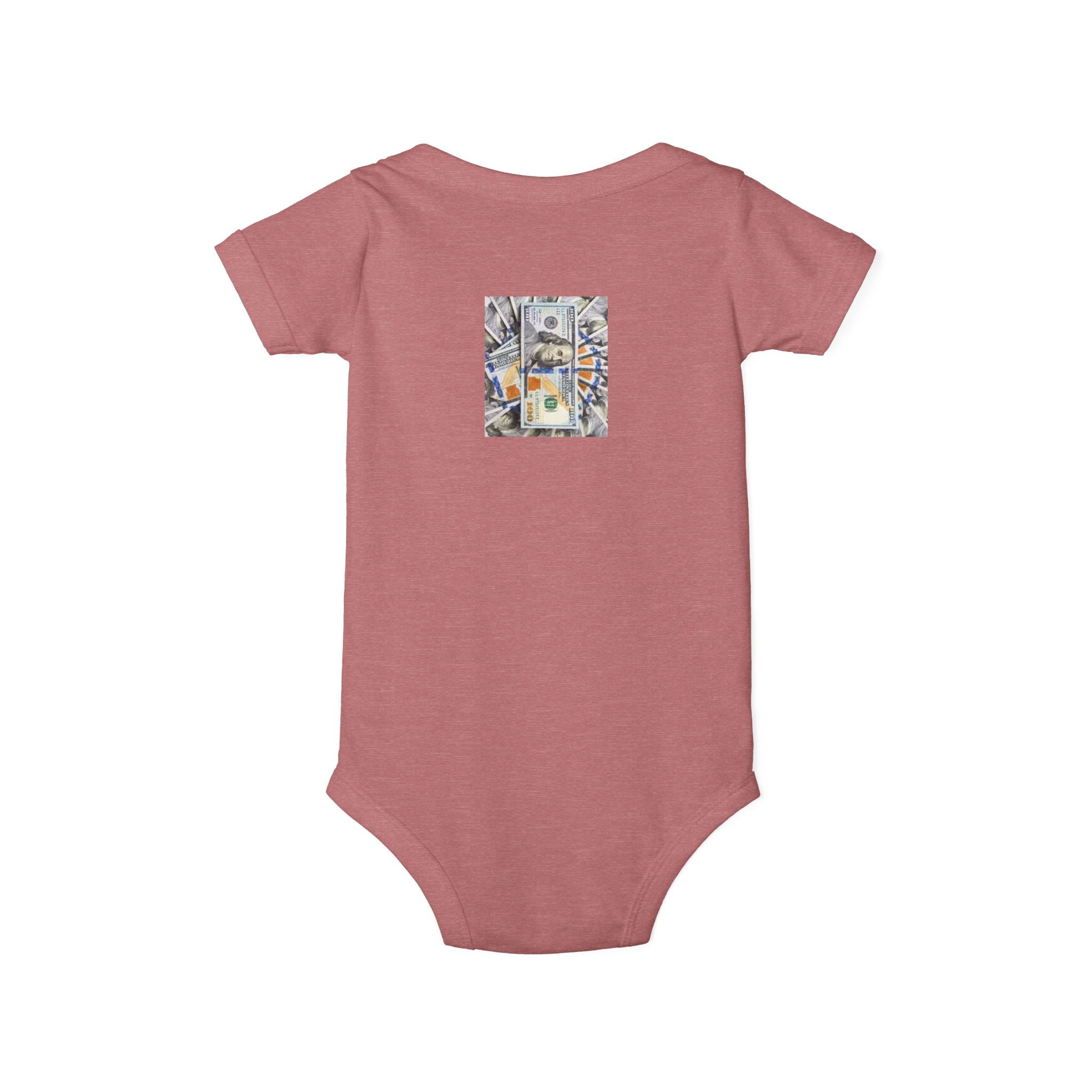 Money Infant Jersey One Piece | Modern Art Baby Bodysuit