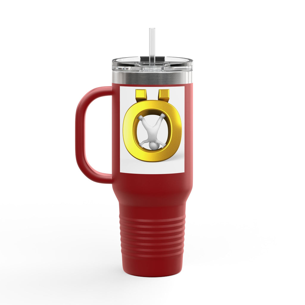 Gold Letter Ö Travel Mug | 40oz Insulated Tumbler