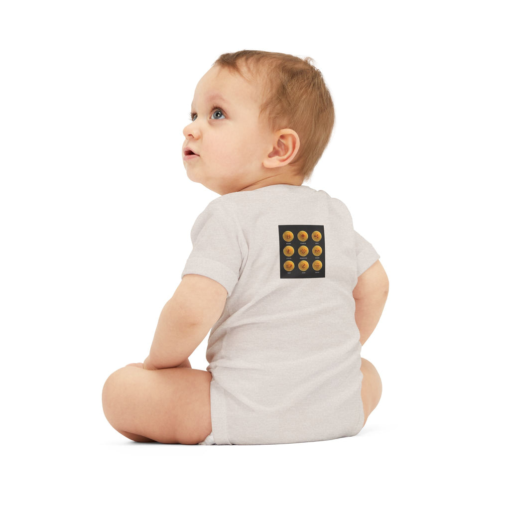 Cryptocurrency Coins Infant One Piece | Fall Baby Bodysuit