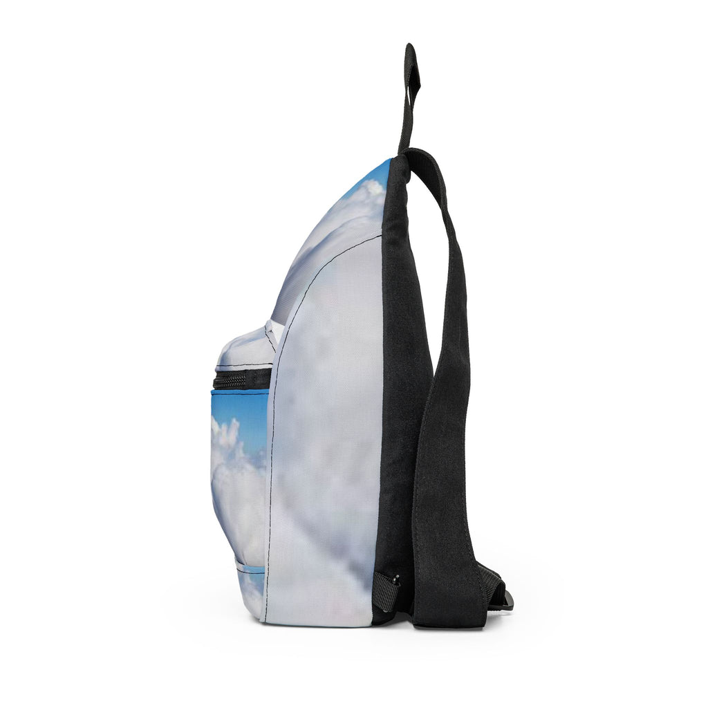 Blue Sky Clouds Sling Bag | Cloud Print Crossbody Pack