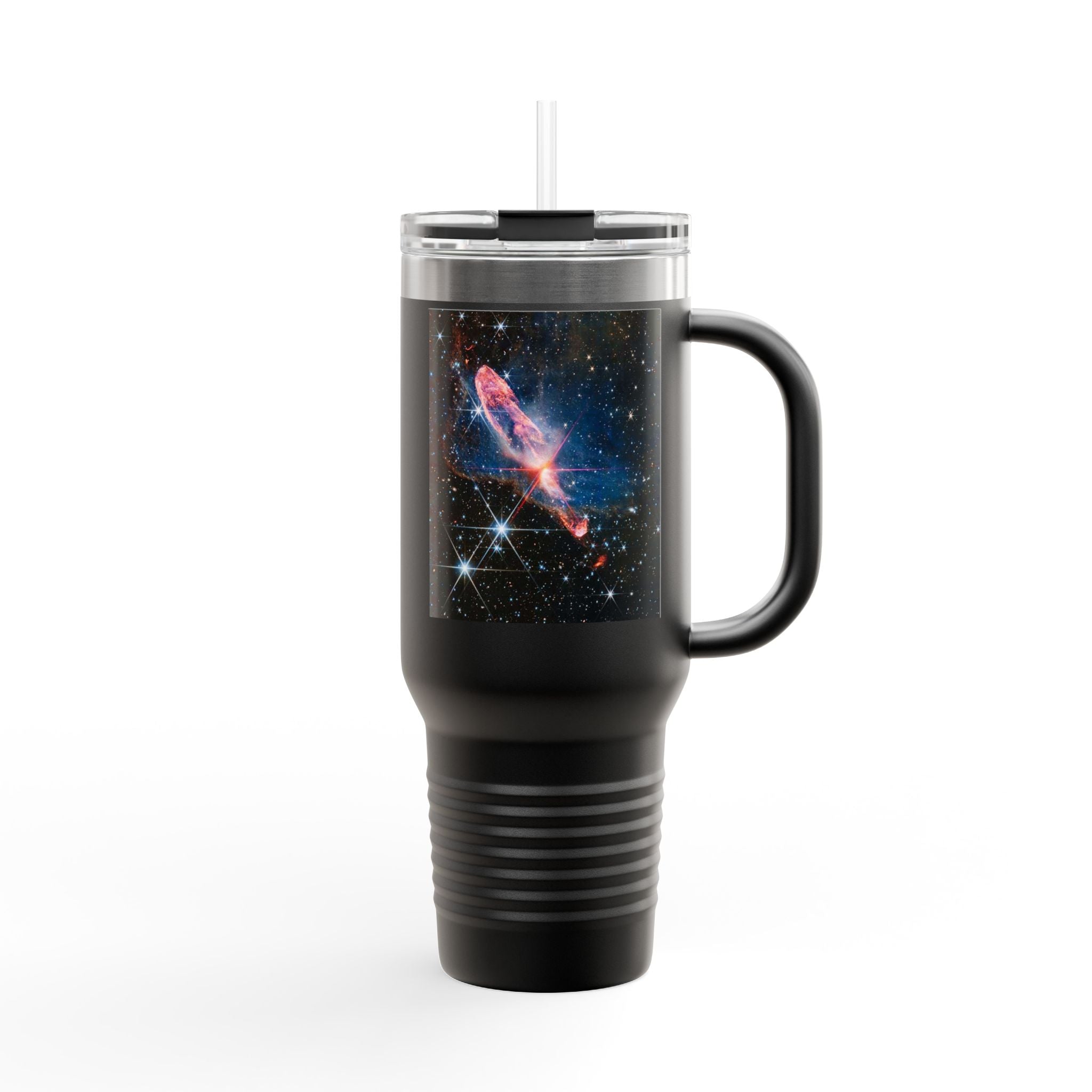 Cosmic Nebula with Stars 40oz Travel Mug | Space Galaxy Insulated Tumbler
