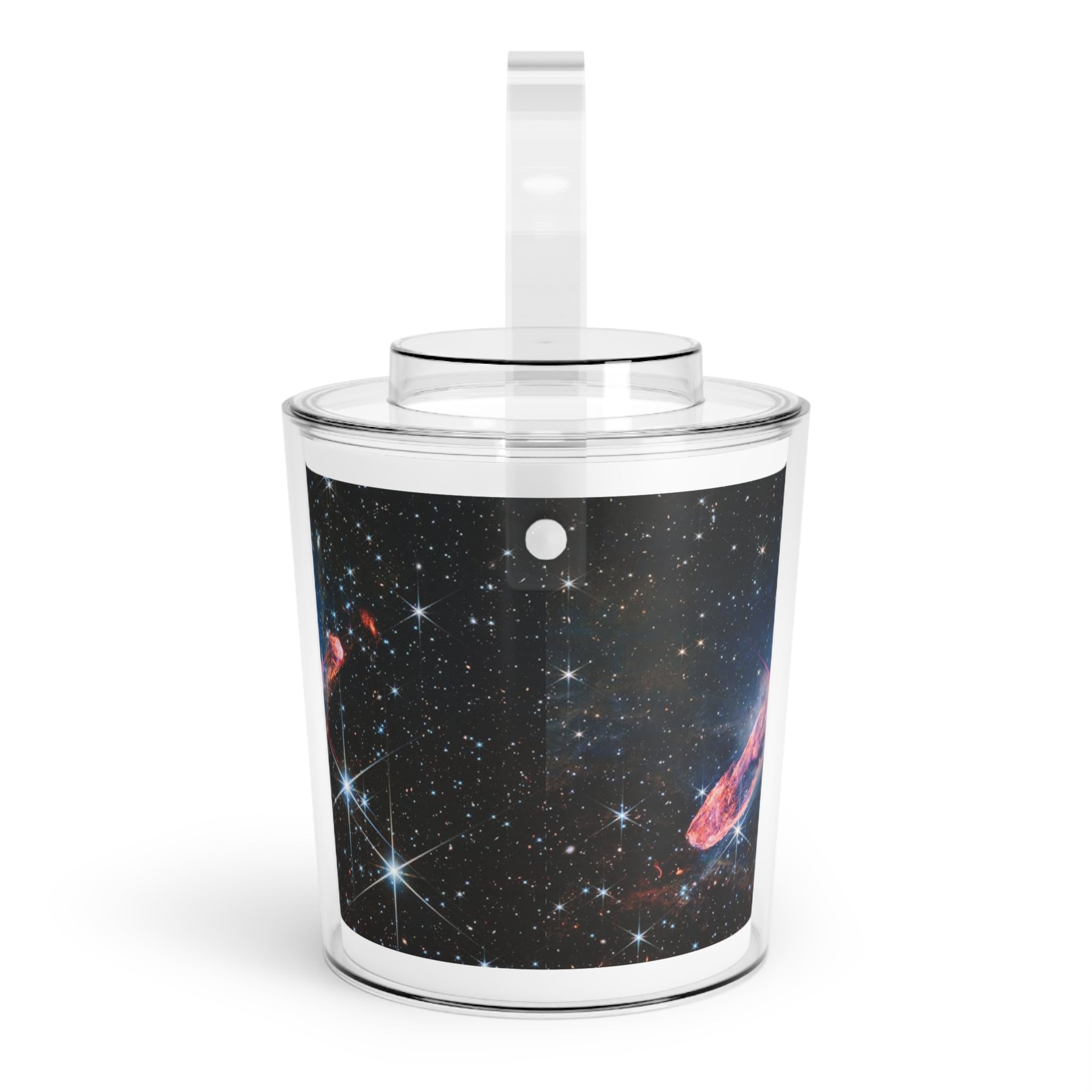 Cosmic Nebula Ice Bucket | Space Galaxy Ice Bucket with Stars