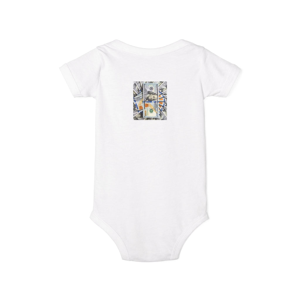 Money Infant Jersey One Piece | Modern Art Baby Bodysuit