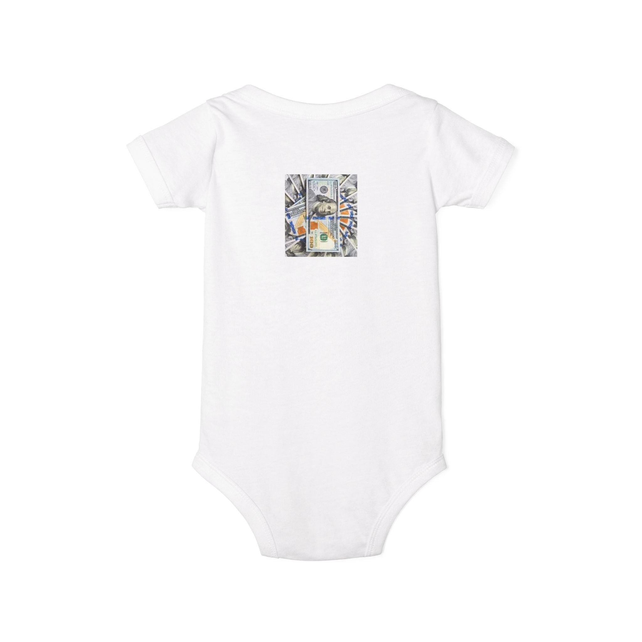 Money Infant Jersey One Piece | Modern Art Baby Bodysuit