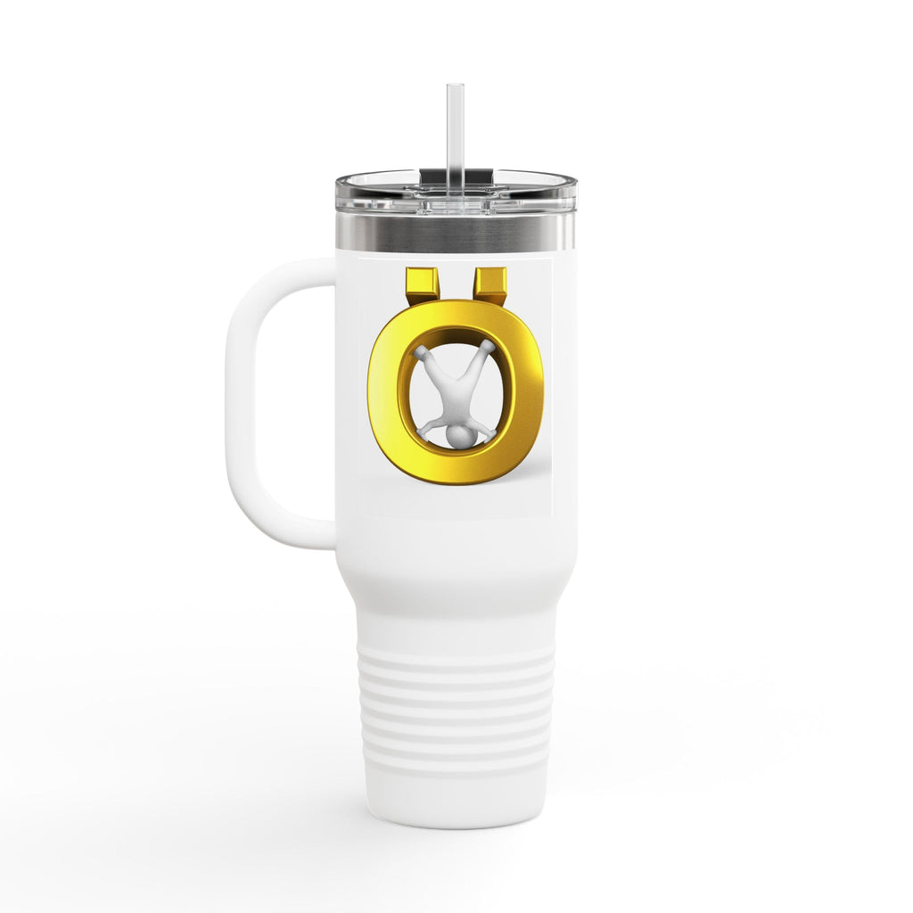 Gold Letter Ö Travel Mug | 40oz Insulated Tumbler
