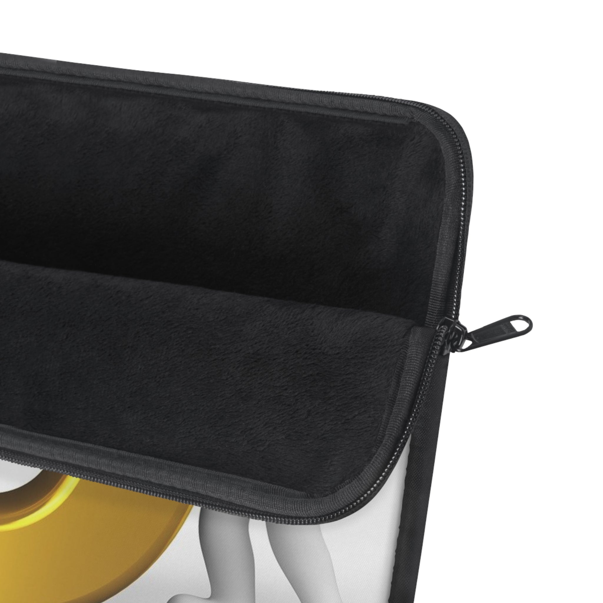 Gold Letter C Illustration Laptop Sleeve | Initial Monogram