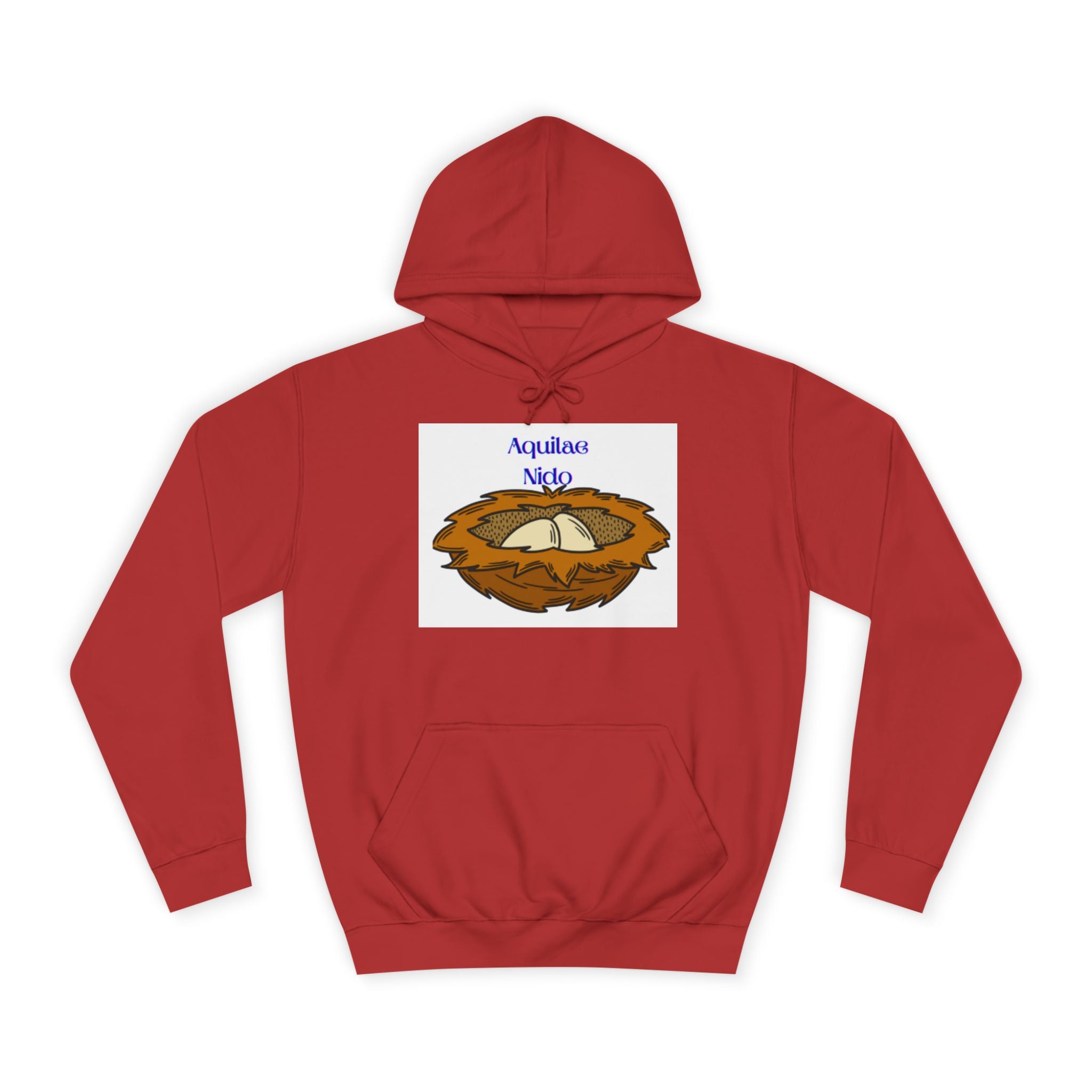 Sweat à capuche illustration Nid Aquilae Nido | Style blason universitaire