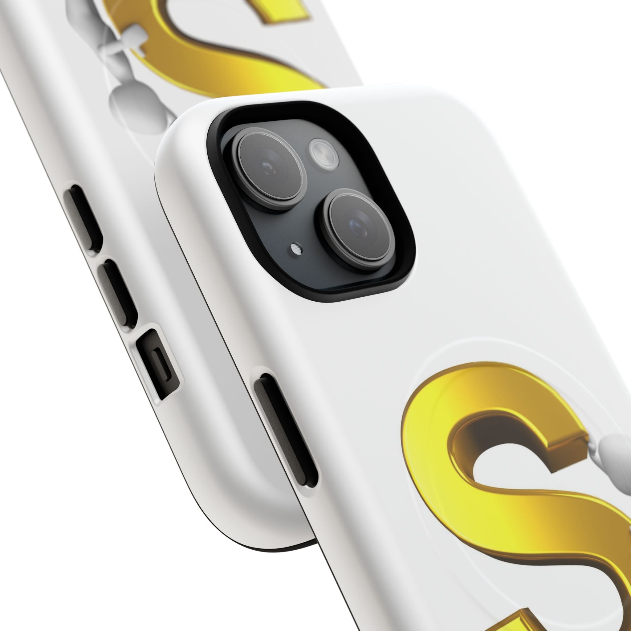 Gold Letter S Monogram Phone Case | Tough Magnetic Case