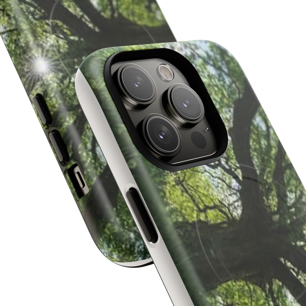 Sunlit Oak Tree Phone Case | Tough Magnetic Case