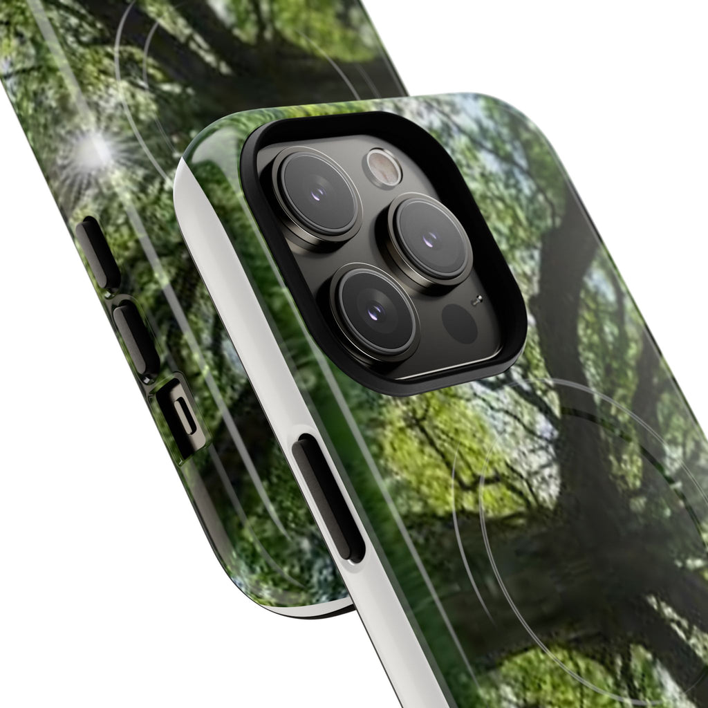 Sunlit Oak Tree Phone Case | Tough Magnetic Case