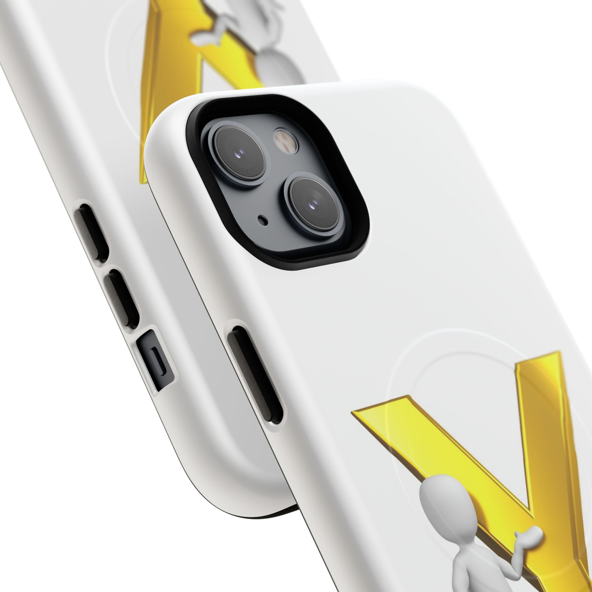 Gold Letter Y Phone Case | Monogram iPhone Magnetic Case