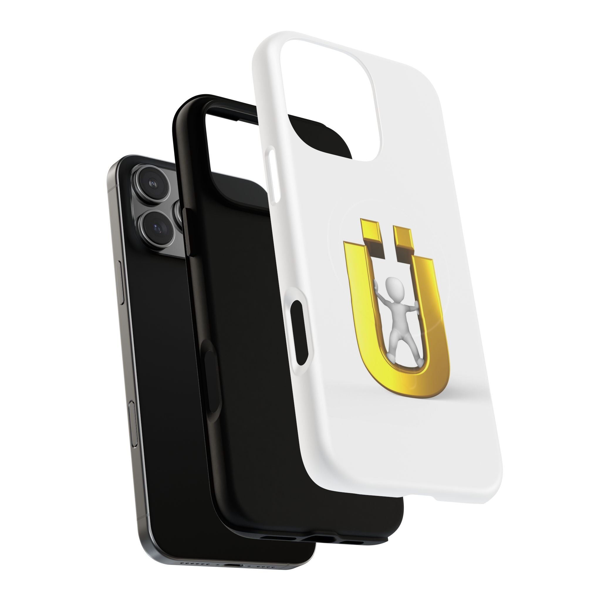 Gold Letter Ü Logo phone case | Tough Magnetic Case