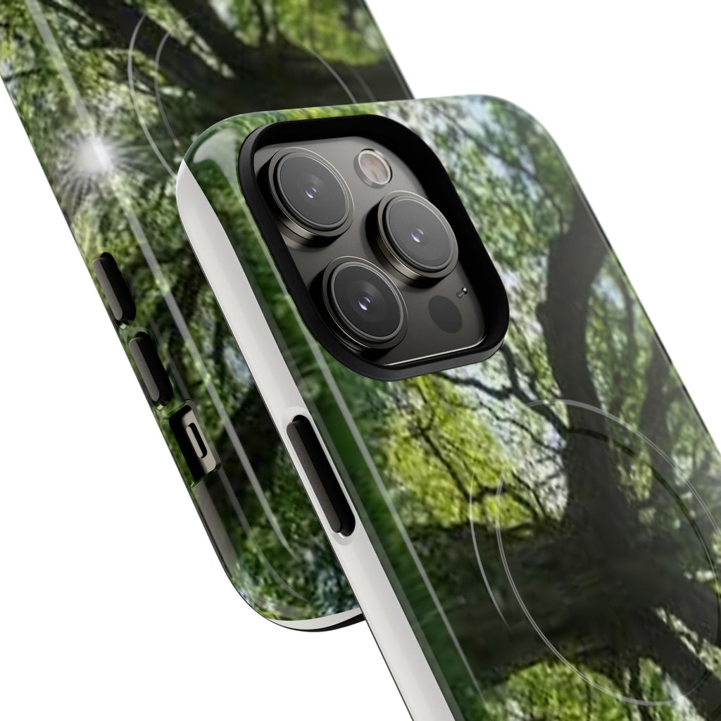 Sunlit Oak Tree Phone Case | Tough Magnetic Case
